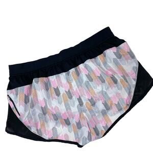 Victorias Secret Running Shorts VSX Sport Womens Size Large Geometric Athletic